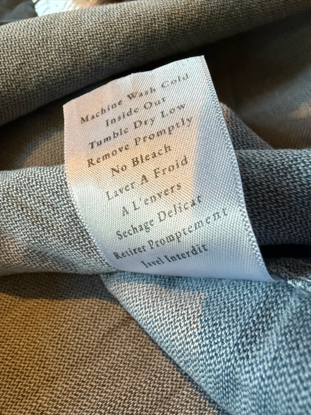 Frank & Eileen Light Blue Denim-Style Button-Down Shirt - Picture 11 of 16